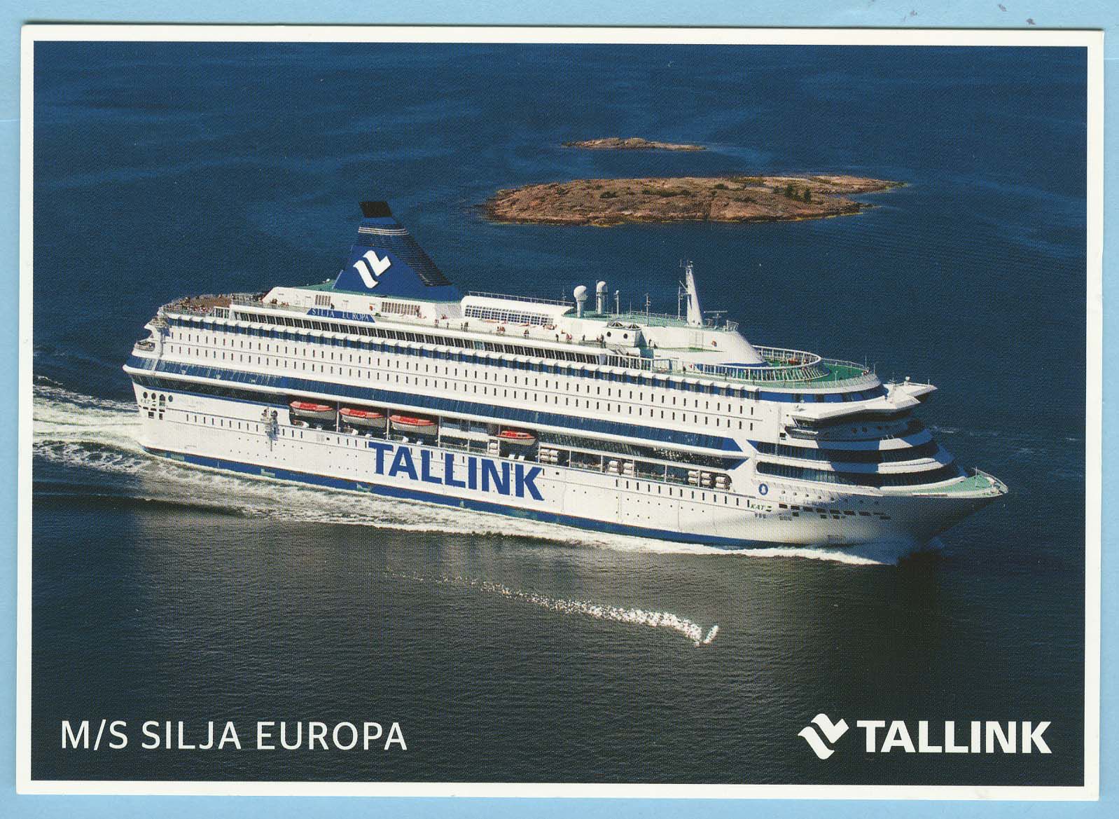 TALLINK. M/S Silja Europa. Kasutamata (128537794) 