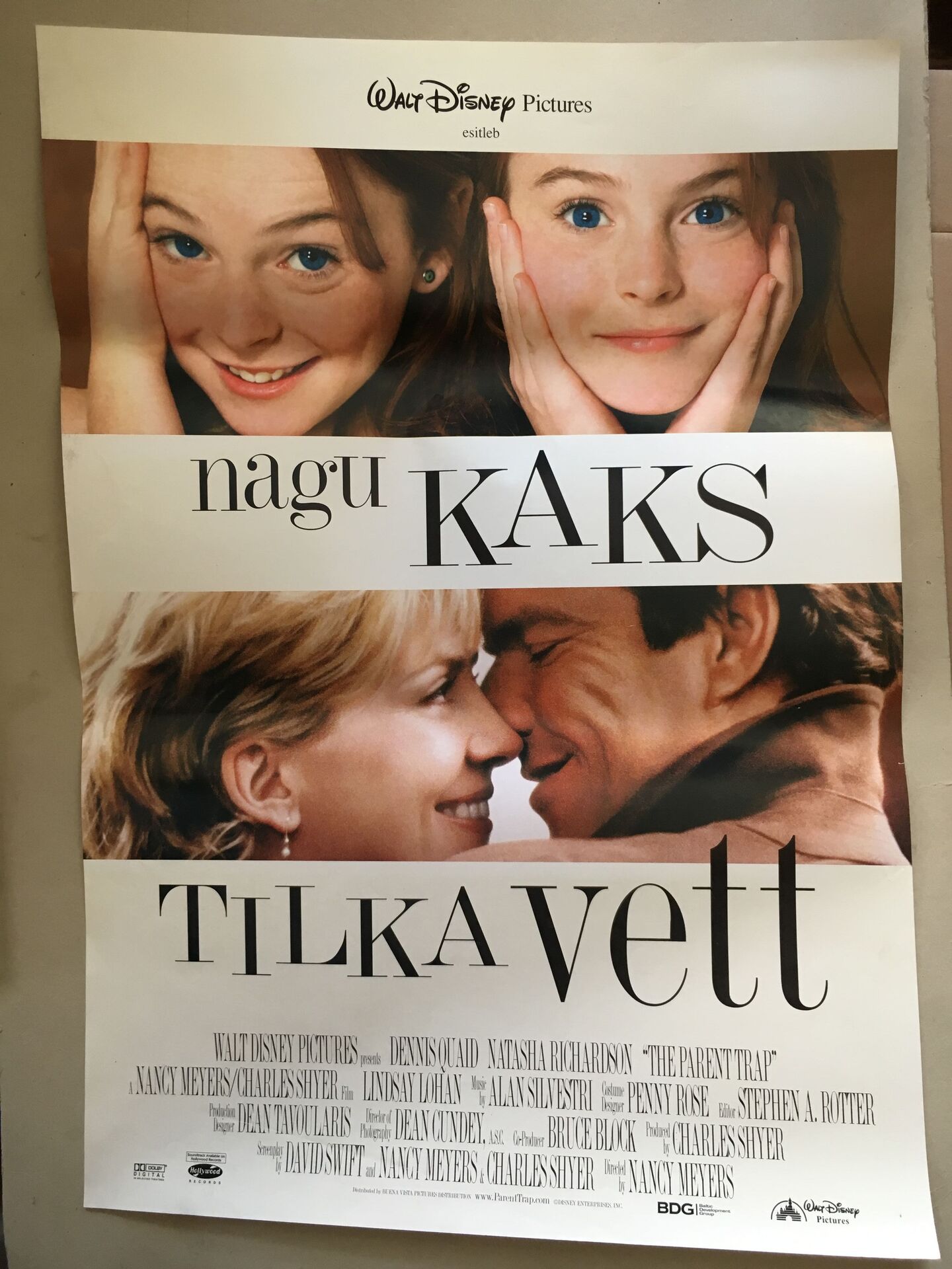 Kino-, filmi plakat/ Nagu kaks tilka vett / Walt Disney Pict (116557374) -  Osta.ee